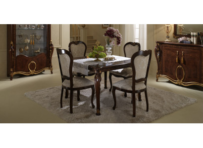 Eettafel + 4x stoelen Stoel Eetkamer set Eetgroep Modern Tafel Tafels Meubilair