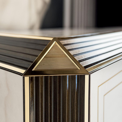 Kaptafel met spiegel + kruk Kaptafel kaptafel  Kosmetica arredoclassic