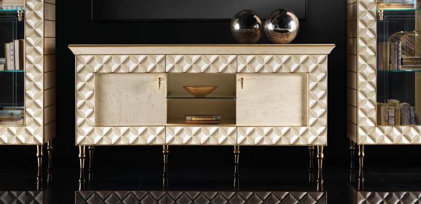 SIDEBOARD RTV Dressoir Kast Rococo Barok Art Nouveau Ontwerper