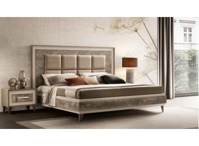 Slaapkamer 3-delig set Bed 2x Nachtkastje Console Bedden Hotel arredoclassic