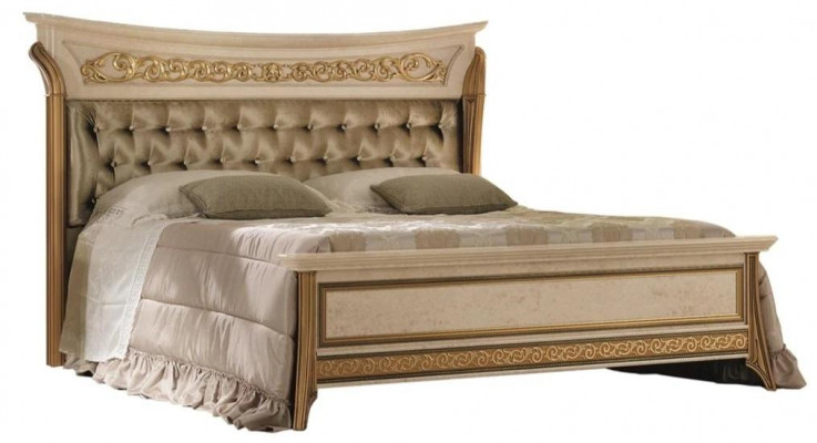 Bed gestoffeerd bed bedden gestoffeerde ontwerper hotel tweepersoonsbed 180x200 arredoclassic