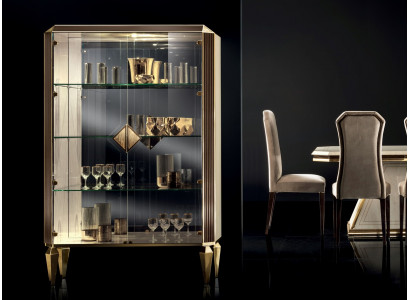 Vitrine Italiaanse luxe meubelen Vitrines arredoclassic Luxe kast glas Nieuw