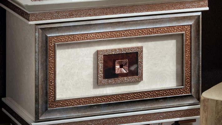 Elegante stijl meubels slaapkamer ladekast kast klassiek dressoir met spiegel