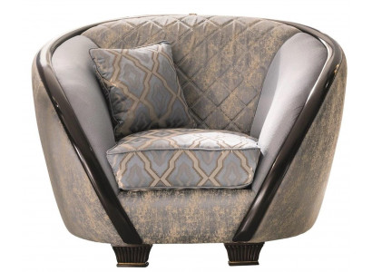 Ontwerp fauteuil stoffen bank bank gestoffeerde banken fauteuil televisiezitplaats 1 zitplaats arredoclassic
