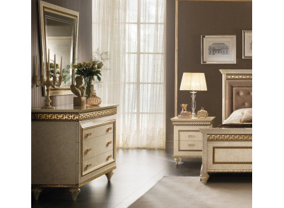 Spiegel ladekast kast laden Slaapkamer set hout Klassieke stijl 2-delig.