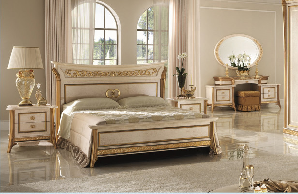 Ontwerper gestoffeerd bed Bed Bedden Houten bed Tweepersoonsbed Bed voor echtparen Designerbed NIEUW