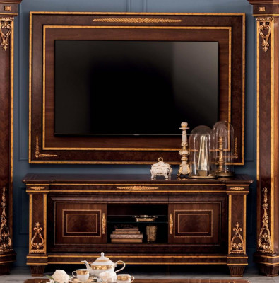 Wandkast Vitrine RTV Sideboard Kast Wand Rococo Ontwerp Barok