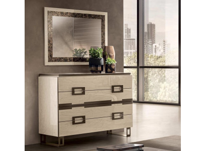 Stel dressoirspiegel hout dressoir dressoir kast ontwerp modern meubelgroep