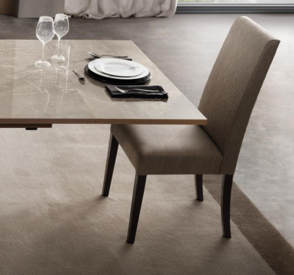 Eetkamerstoel 1-zits fauteuil Hout Luxe klasse Meubeldesign Nieuw arredoclassic