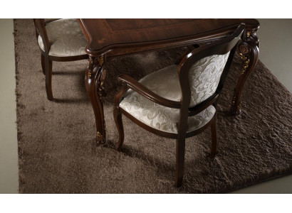 Klassieke stoel 1x Eetkamer Armleuningstoel Lounge Club met Armleuningen Luxe Nieuw