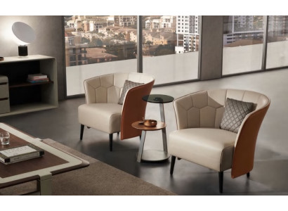 Fauteuil Club Lounge Decoratie Designer Stoel Bekleed Bank 1-Zits Relax TV