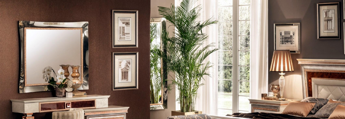 Klassieke wandspiegel houten frame spiegel meubels barok rococo glazen frame muur