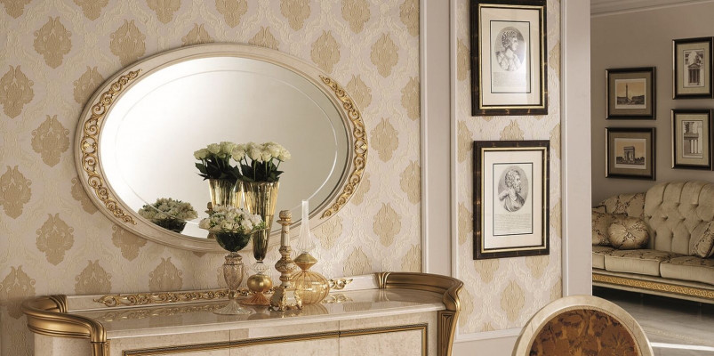 Grote muurspiegel Spiegel xxl koninklijke rococo barok design meubels wandspiegel.