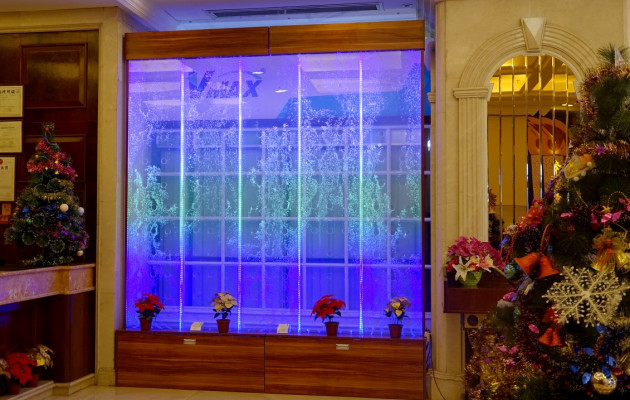 Muurpaneel Waterbellen LED Watermuur Design Watermuur