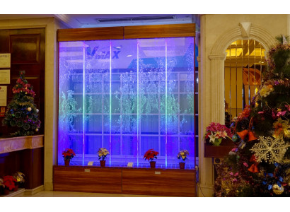 Muurpaneel Waterbellen LED Watermuur Design Watermuur