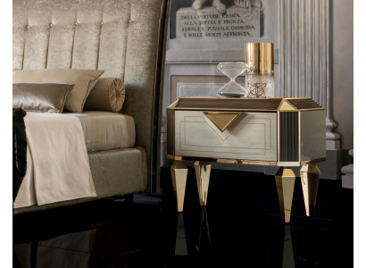 Ontwerp nachtkastje Originele tafels Console Bijzettafel Slaapkamer luxe consoles