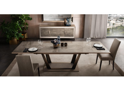 Eettafel Tafel Eetkamer Woonkamer Set Hout Ontwerp Tafels 200x102/294cm