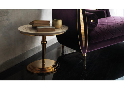 Bijzettafel Tafel Ronde tafel Salontafel koninklijk Designer meubels ontwerper Roestvrij staal