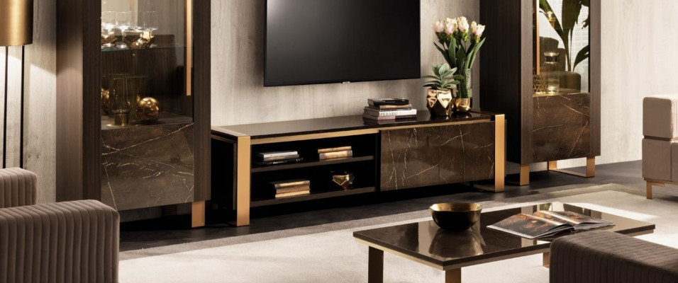Designer tv-tv dressoir lage commode bijzetkast kast kamerplank luxe wonen