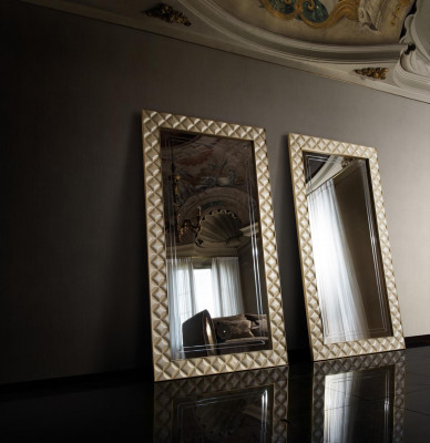 Staande spiegel Grote spiegel XXL koninklijk Rococo barok Jugendstil ontwerper
