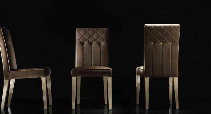 4 Stoelen Eetkamerstoel Rococo Barok Jugendstil koninklijke luxe meubels