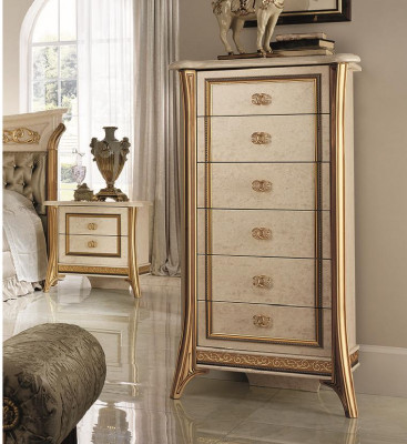 Ladekast Dressoir 6 laden Designer meubels Barok Rococo Jugendstil klassiek