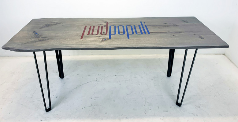 Houten tafel eetkamer meubelen vergadertafel epoxyhars giet hars nieuw Epoxyhars