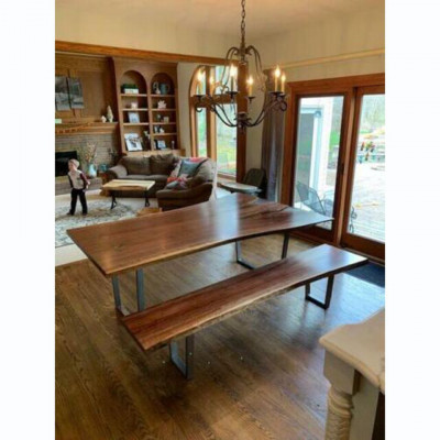 Ontwerp Tafel Bank Eettafel Keukentafel Woonkamertafels Banken Massief Echt Hout