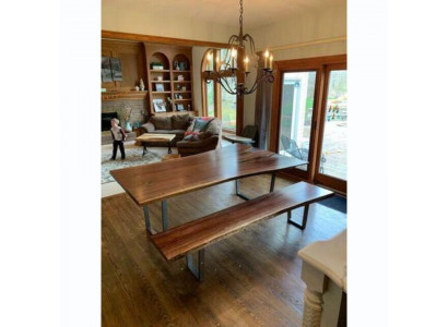 Ontwerp Tafel Bank Eettafel Keukentafel Woonkamertafels Banken Massief Echt Hout