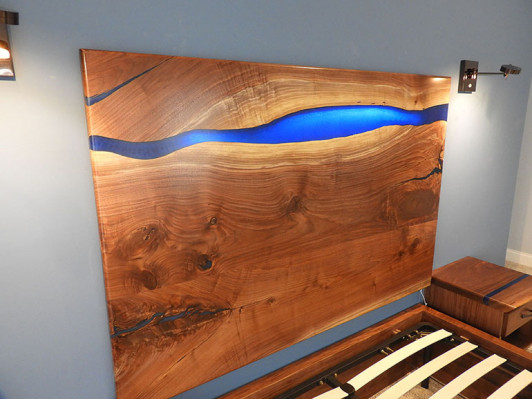Waterval wandpaneel epoxyhars plaat epoxypaneel echte houten bekleding
