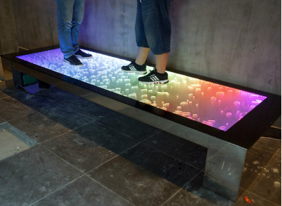 Dancefloor Water muren Vloer Water Vloer Pijler Watermuur