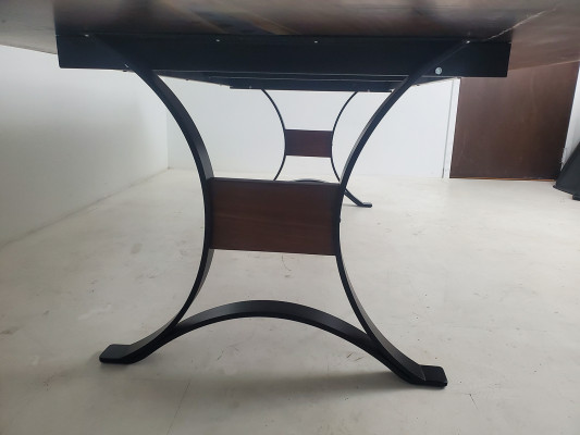 Tafel eettafel tafels epoxyhars epoxy waterval echt hout massief meubilair