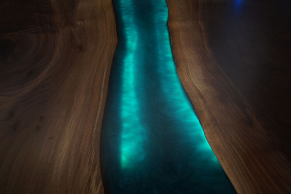 Tafel eettafel tafels epoxyhars epoxy massief design meubels 240x100 echt hout