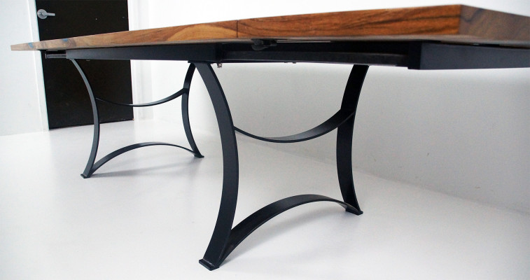 Tafel eettafel tafels hars epoxy massieve designmeubels 240x100 echt hout epoxy