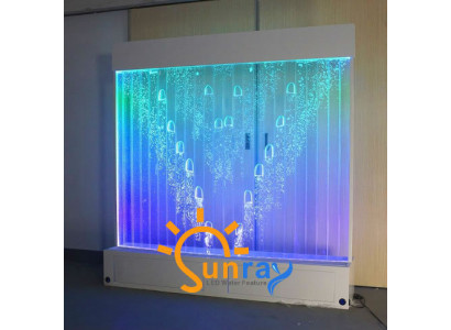 Muren LED Moderne scheidingswand Water Watermuur Verlichte muur