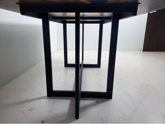 Eettafel Ontwerp Tafel Hars Moderne Tafels Zee Oceaan Rivier Meubels 220x90 Epoxy