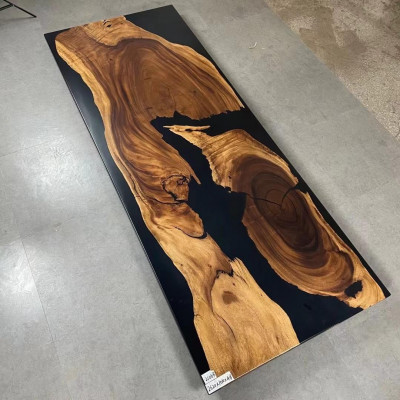 Conferentietafel Eettafel Rivier Rivier Massief 262x101 Epoxyhars Tafels