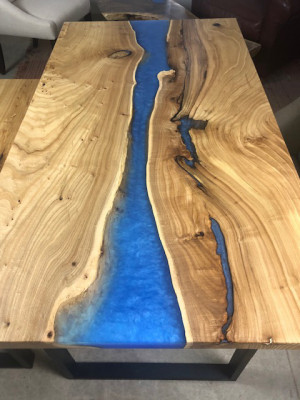 Ontwerp Tafel Bank Eettafel Keukentafel Woonkamertafels Banken Massief epoxy nieuw