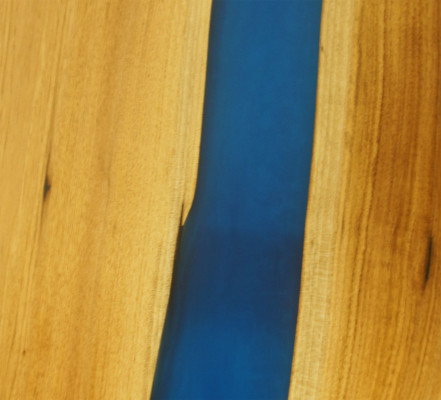 Epoxiehars eettafel echt houten meubels waterval epoxy tafel giethars massief