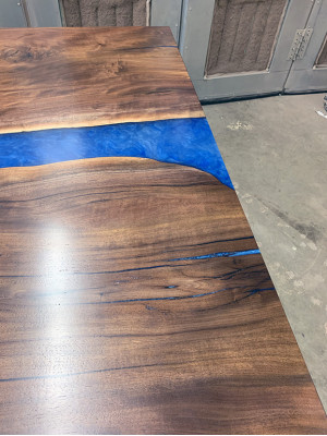 Epoxihars Eettafel River Table 240x100 Riviertafel Nieuw Echt Hout Tafels