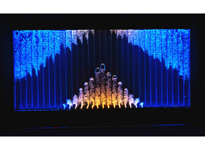 Moderne scheidingswand watermuren LED-watermuur decoratieve verlichte muur