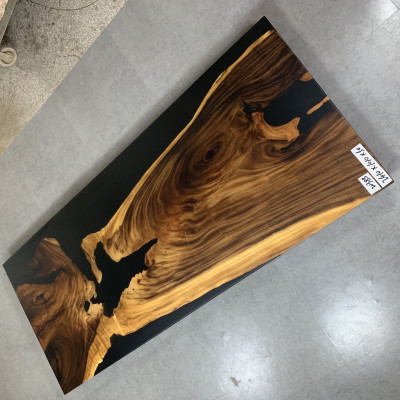 Epoxihars Eettafel River Table Echt Hout Massief Decoratie Tafels 240x100