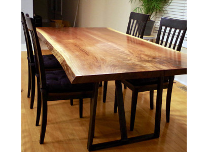 Epoxiharsen eettafel echt hout massieve meubelen waterval epoxy tafel 260x100cm.