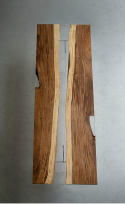 Eettafel River Table Echt hout Riviertafel 240x90 Massieve tafels