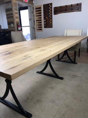 Echt hout Epoxyhars Eettafel River Table 260x90 Nieuw Massieve tafels