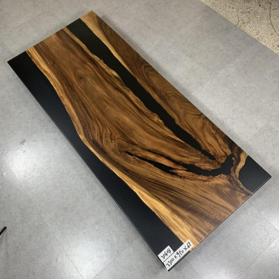Luxe Design Epoxyhars Eettafel River Table Echt Hout Massieve Tafels