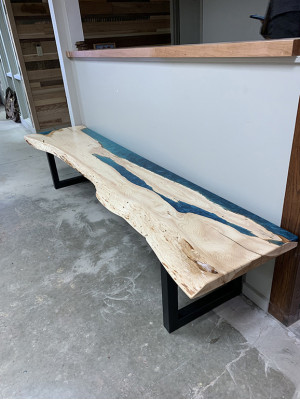 Kleine console epoxy-tafel bijzettafel TV-meubel console wandtafels epoxy nieuw