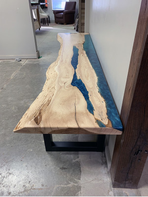 Kleine console epoxy-tafel bijzettafel TV-meubel console wandtafels epoxy nieuw