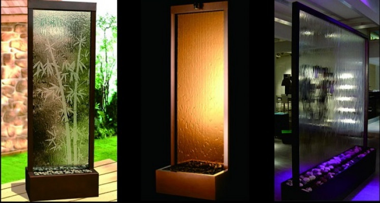 Muren Water Wandpaneel LED Watermuur Water Bellen Wand