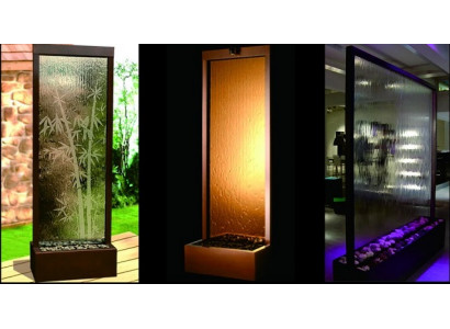 Muren Water Wandpaneel LED Watermuur Water Bellen Wand